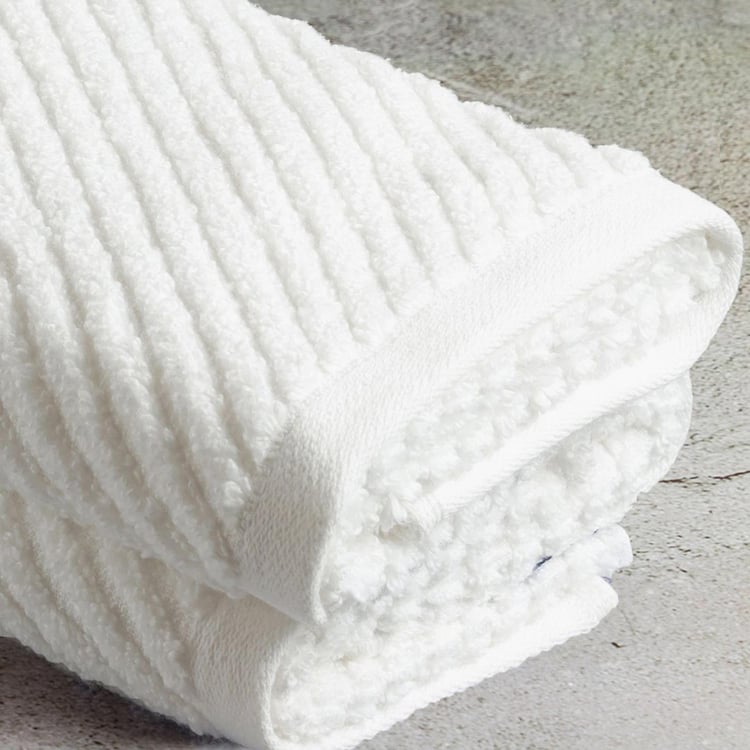 NAUTICA Cross View Set of 2 Cotton Hand Towels - 60x40cm