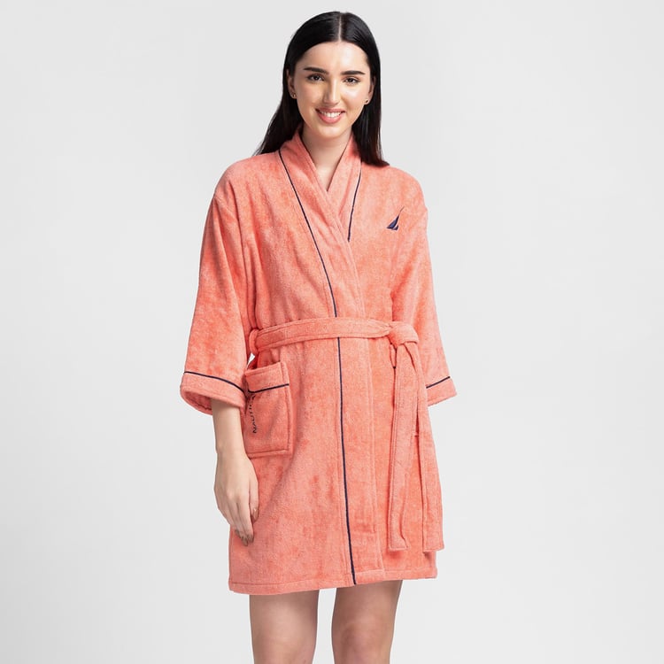 NAUTICA Highline Cotton Adult Bathrobe, M