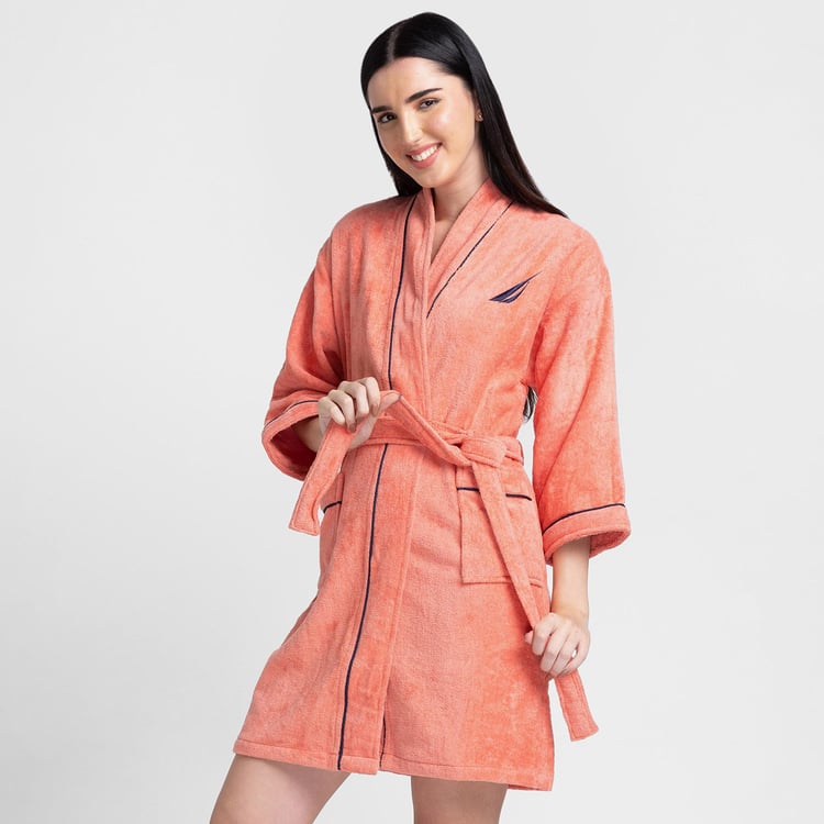 NAUTICA Highline Cotton Adult Bathrobe, M