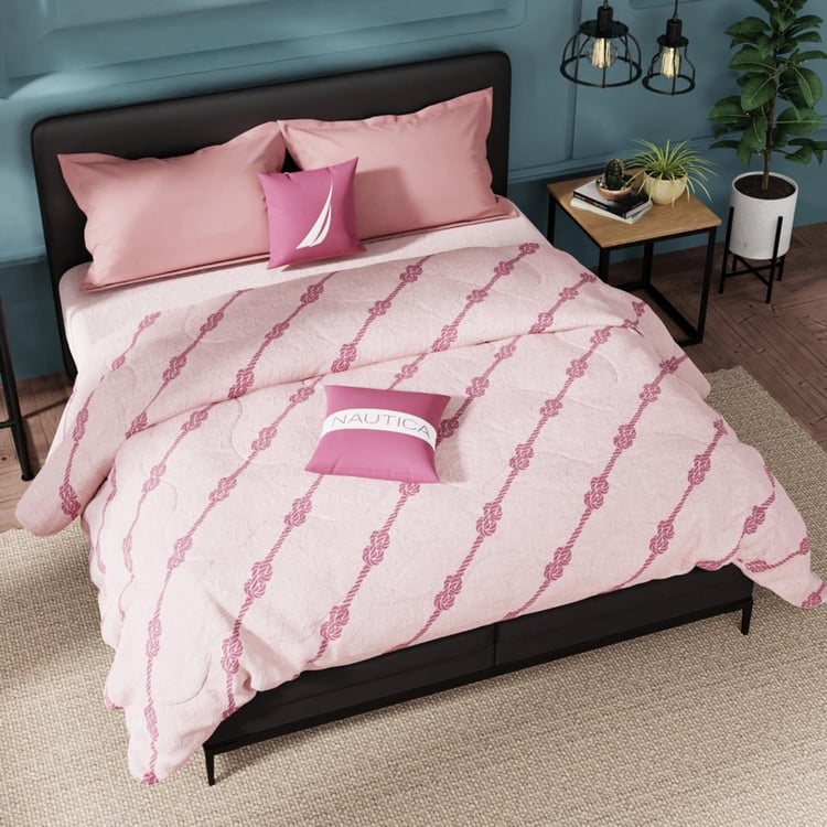 NAUTICA Fairwater Cotton Printed Double Comforter