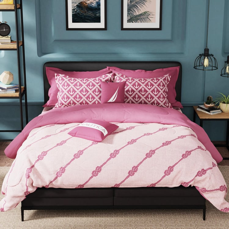 NAUTICA Fairwater Cotton Printed Double Comforter