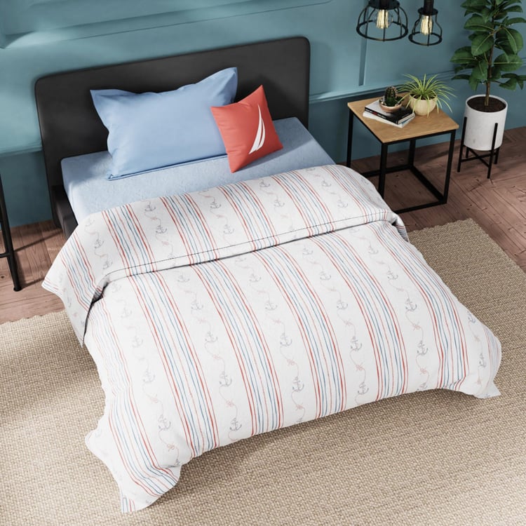 NAUTICA Fairwater Cotton Printed Single Comforter