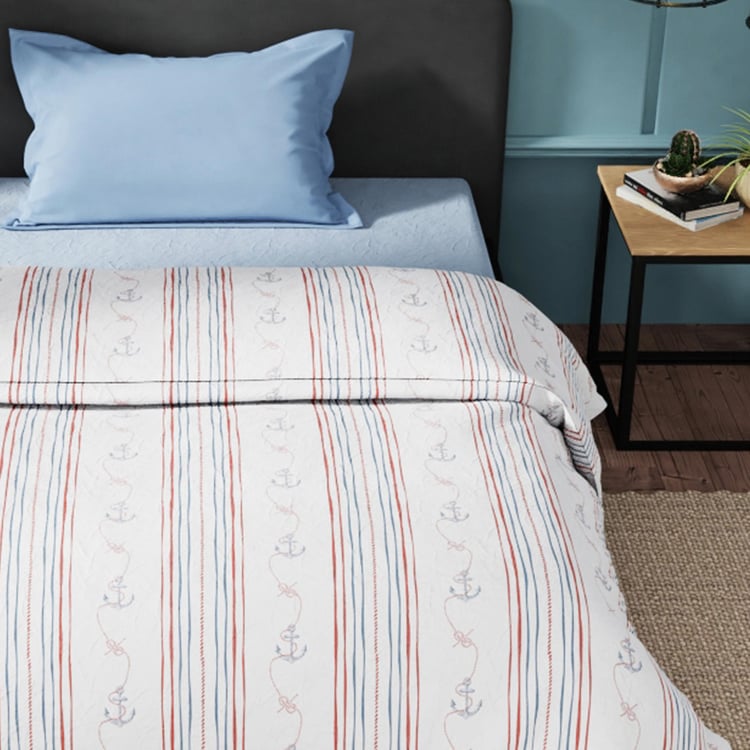 NAUTICA Fairwater Cotton Printed Single Comforter