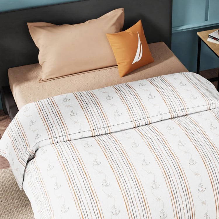 NAUTICA Fairwater Cotton Striped Single Comforter