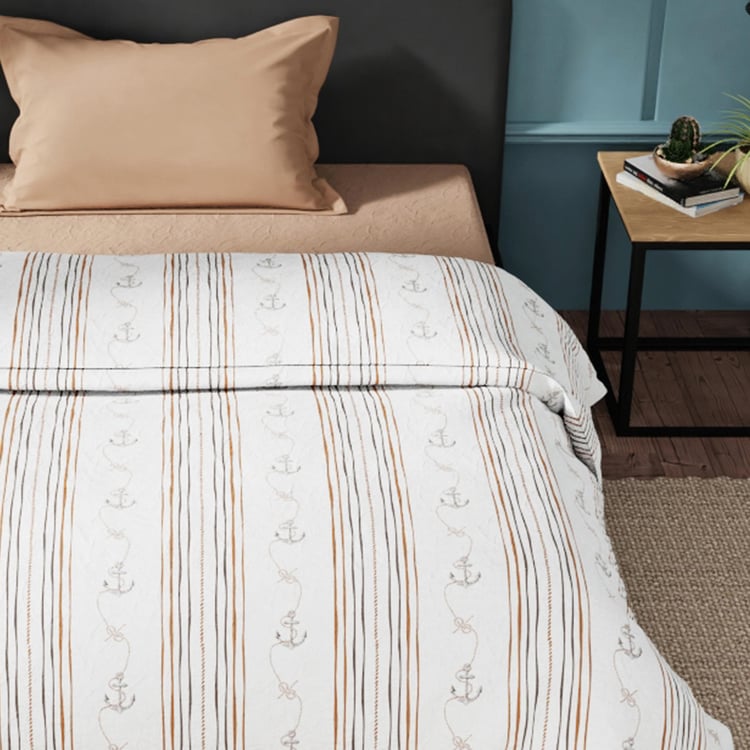 NAUTICA Fairwater Cotton Striped Single Comforter