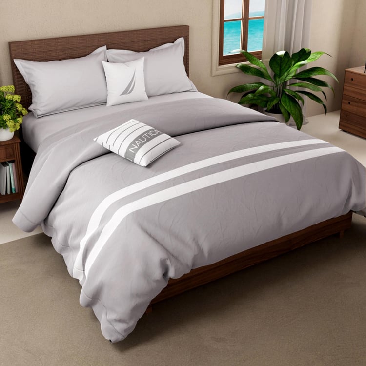 NAUTICA Coastal Stripe Cotton Double Comforter