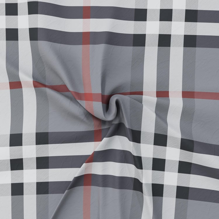 NAUTICA Pacific Coast Cotton 160TC Checked 3Pcs King Bedsheet Set