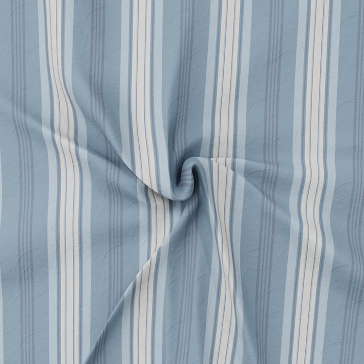 NAUTICA West Port Cotton 250TC Striped 3Pcs King Bedsheet Set