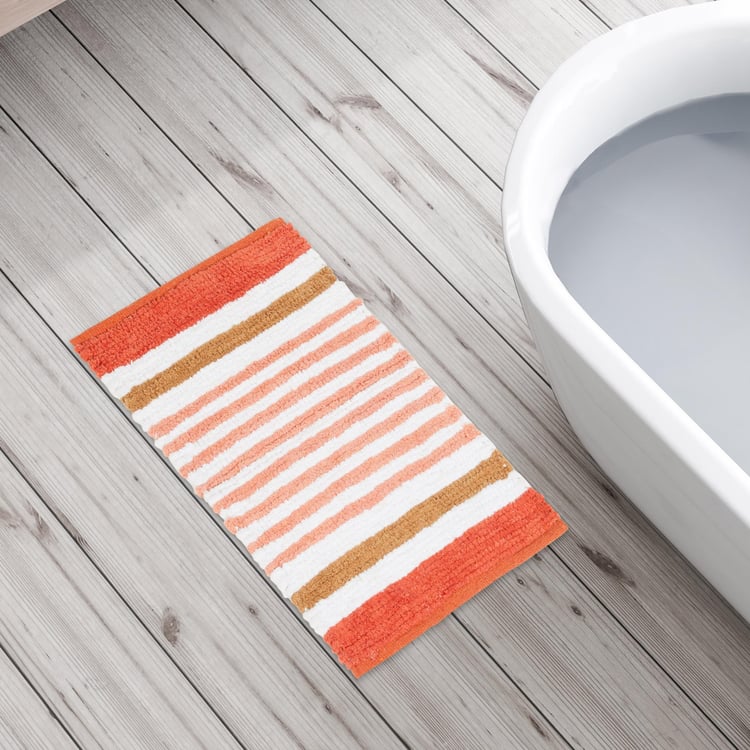 Spinel Striped Bath Mat - 60x40cm