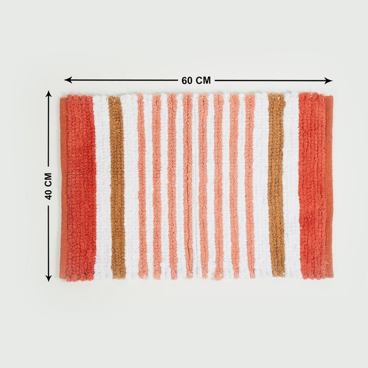 Spinel Striped Bath Mat - 60x40cm