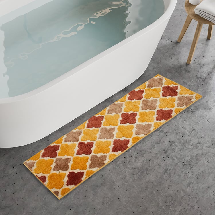 Nova Dastkari Printed Anti-Slip Bath Runner - 150X50cm