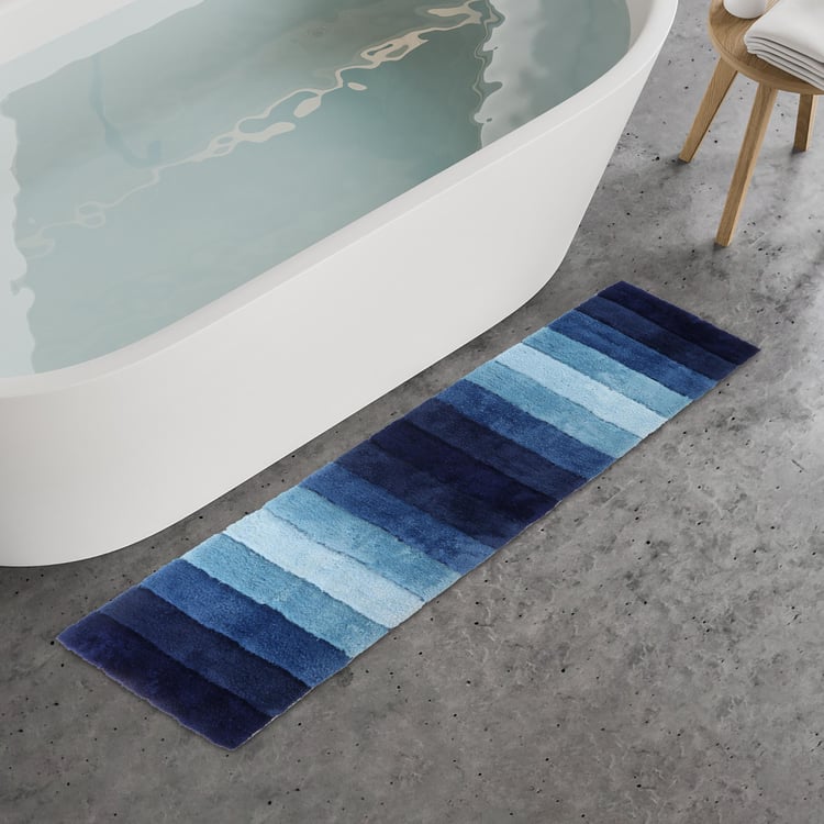 Nova Santorini Striped Anti-Slip Bath Runner - 150x50cm