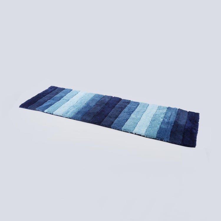 Nova Santorini Striped Anti-Slip Bath Runner - 150x50cm