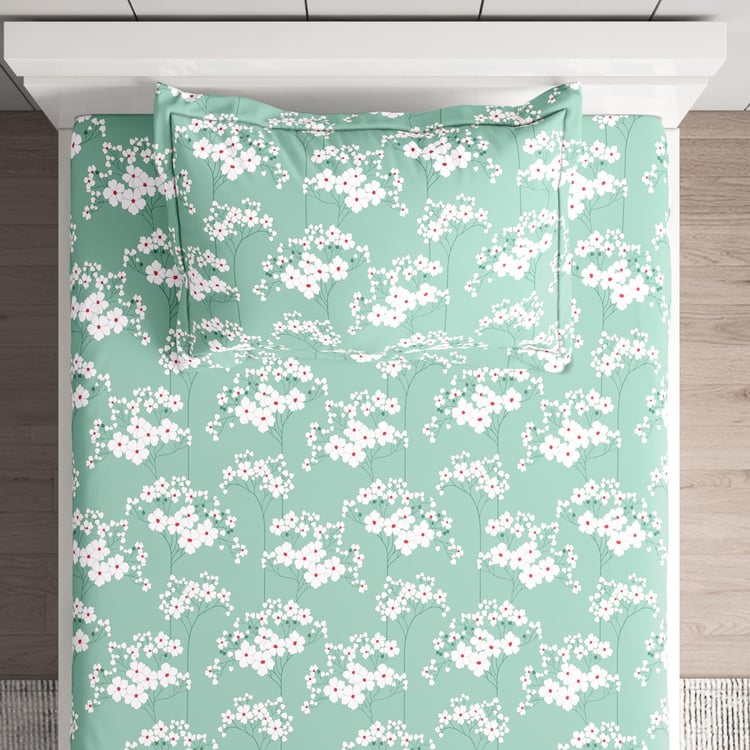 Juniper Microfibre Printed 2Pcs Single Bedsheet Set
