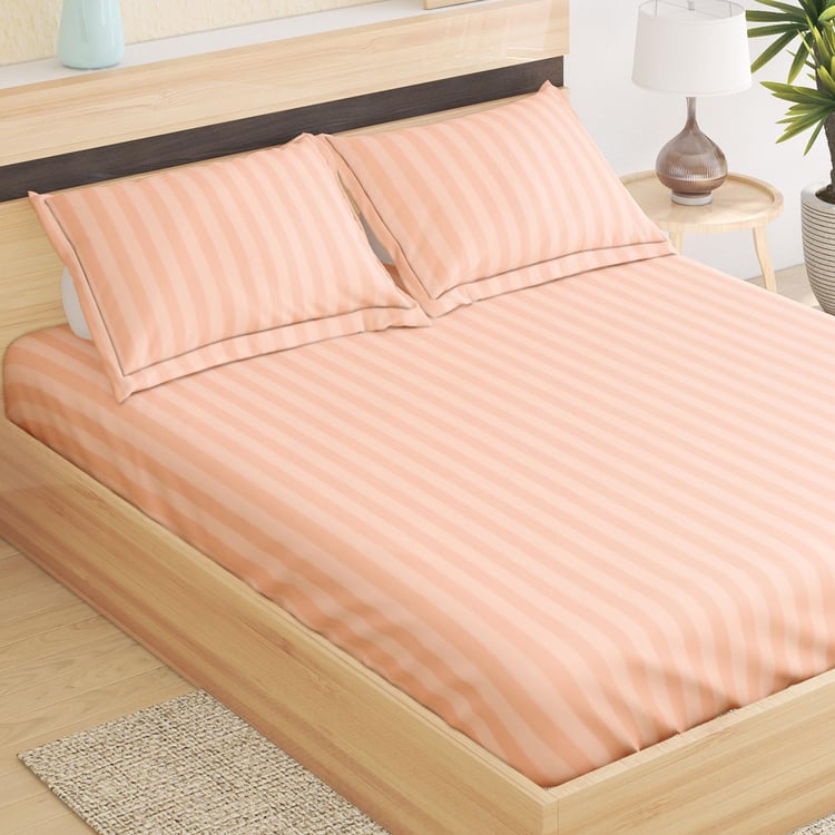 Pacific Juniper Striped 3Pcs Queen Bedsheet Set