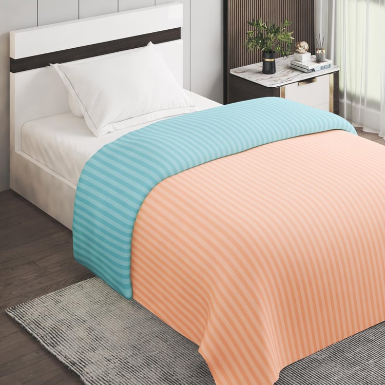 Pacific Juniper Striped Microfibre Single Comforter