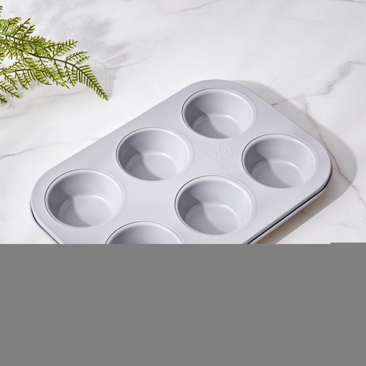 Chef's Pride Carbon Steel 6-Cup Muffin Pan