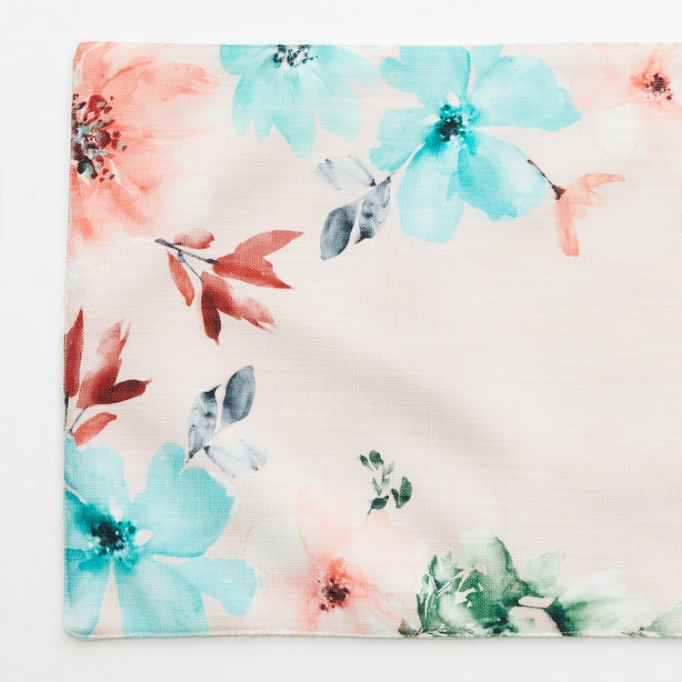 Hello Spring Floral Print Table Runner