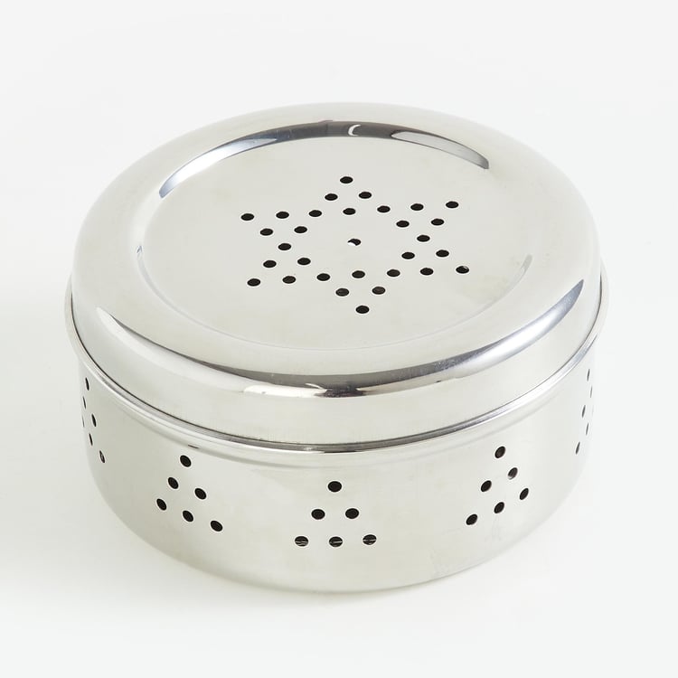 Glovia Steel Coriander Box with Grater