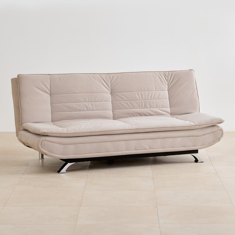 Faith NXT Fabric 3-Seater Sofa Bed - Beige