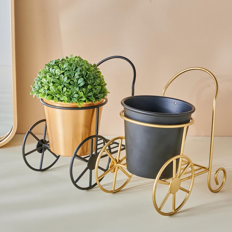 Gloria Metal Trolley Planter