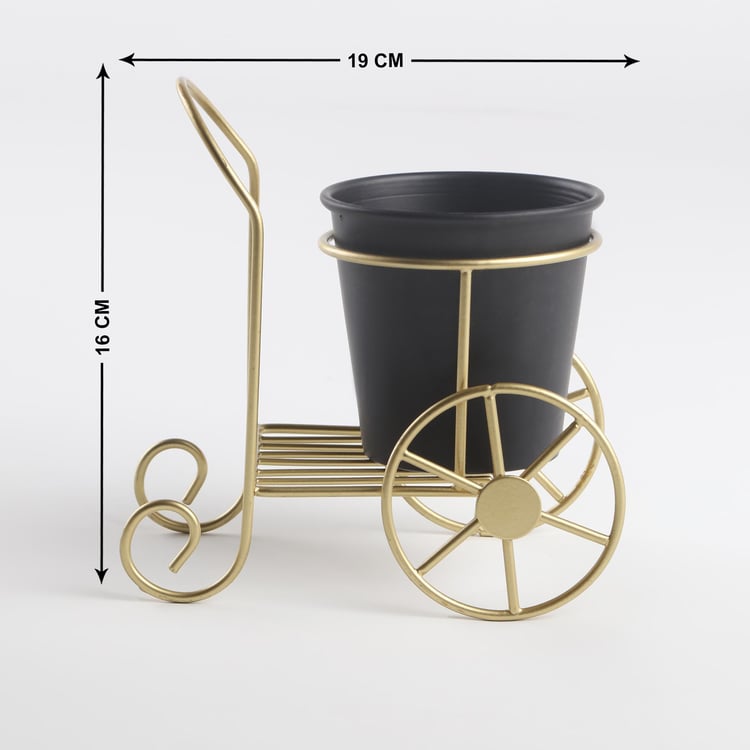 Gloria Metal Trolley Planter