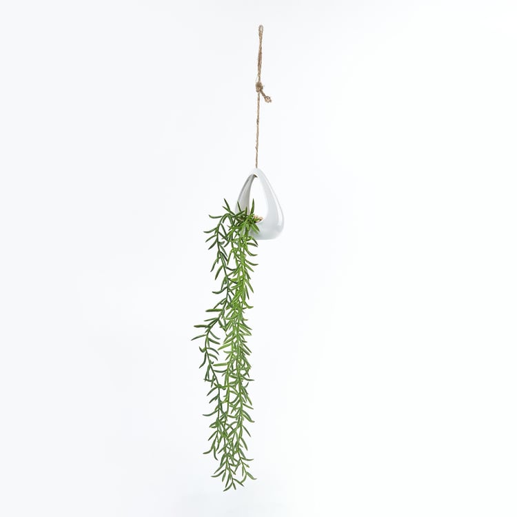 Gloria Artificial Hanging Creepers in Ceramic Pot