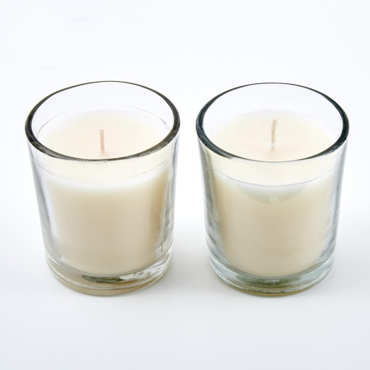 Corsica Set of 2 Lemongrass Scented Votive Candles