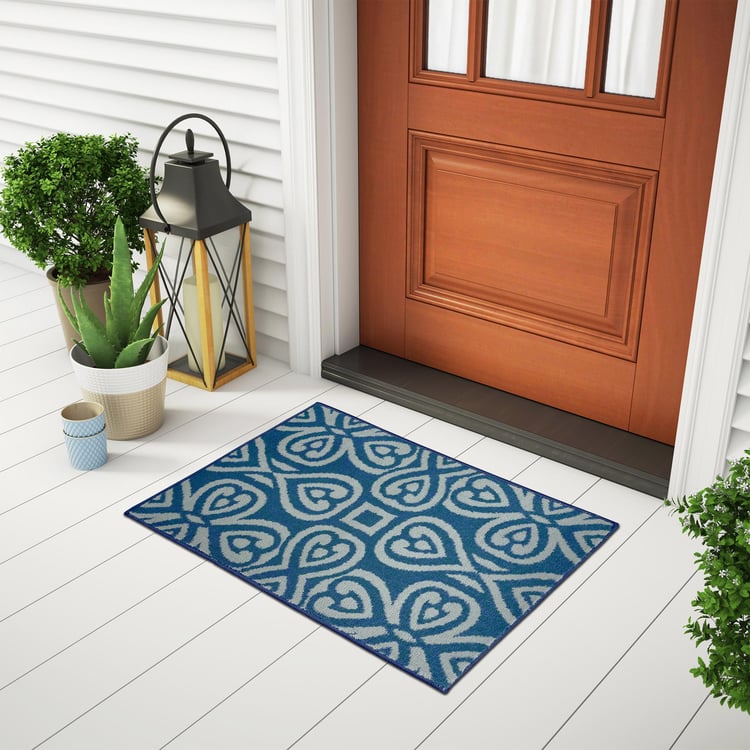 WELSPUN Ethan Printed Anti-Slip Bath Mat - 60x40cm