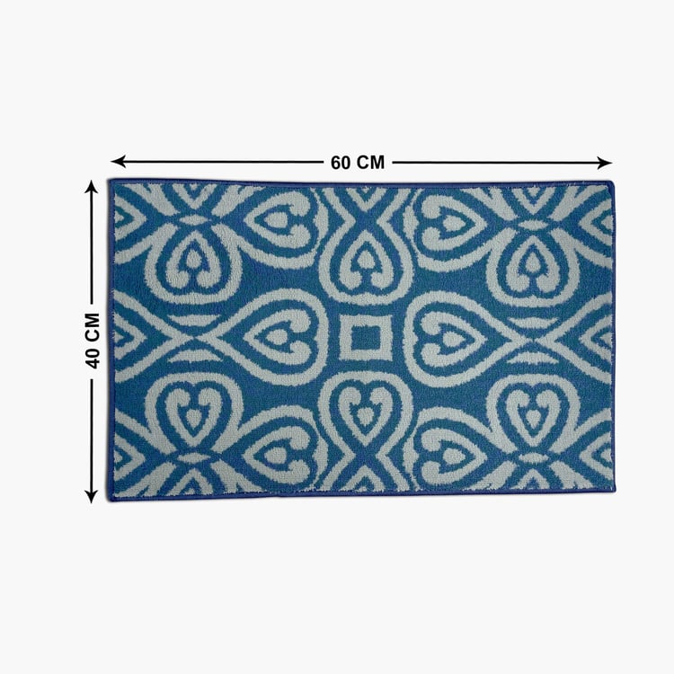 WELSPUN Ethan Printed Anti-Slip Bath Mat - 60x40cm