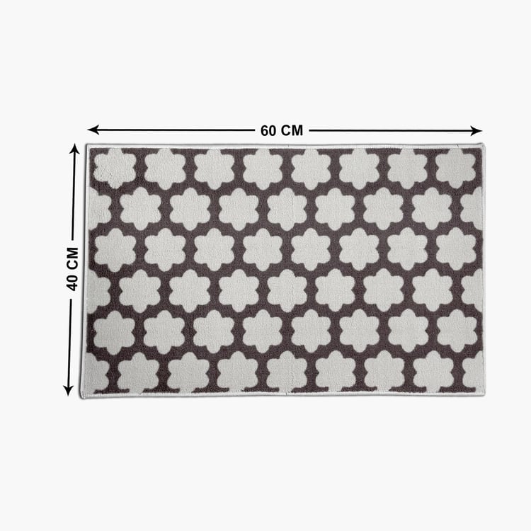 WELSPUN Ethan Printed Anti-Slip Bath Mat - 60x40cm