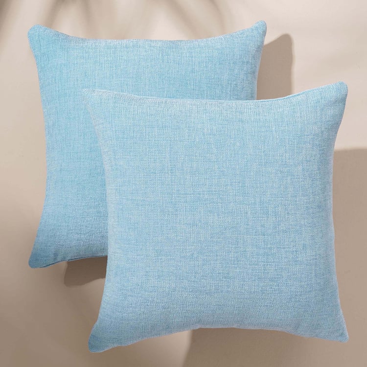 Celebrations Set of 2 Chenille Cushion Covers - 40x40cm