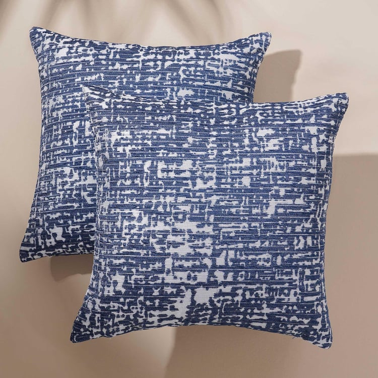 Celebrations Set of 2 Jacquard Cushion Covers - 40x40cm