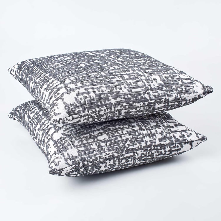 Celebrations Set of 2 Jacquard Cushion Covers - 40x40cm