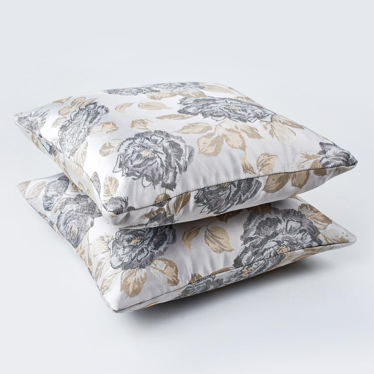 Celebrations Set of 2 Jacquard Cushion Covers - 40x40cm