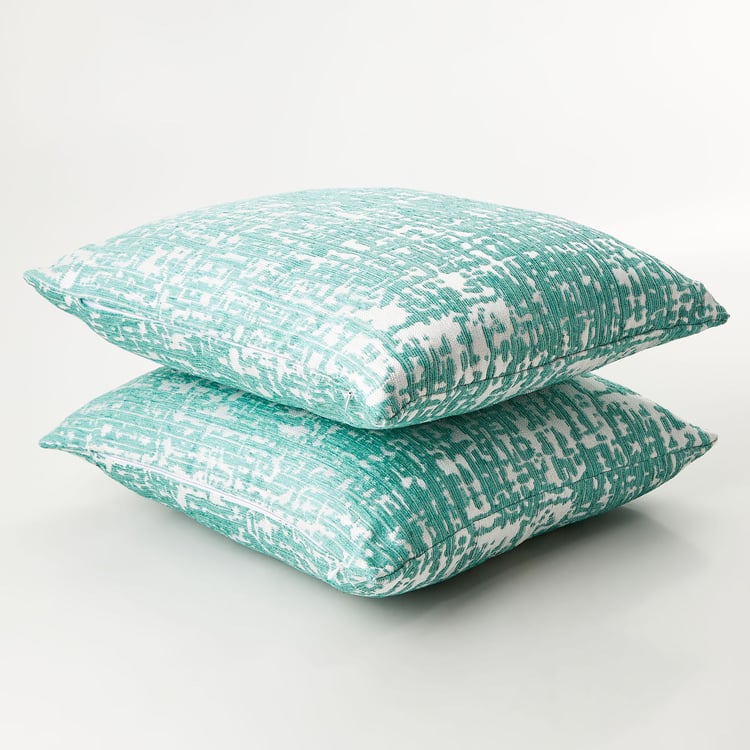 Celebrations Set of 2 Jacquard Cushion Covers - 40x40cm