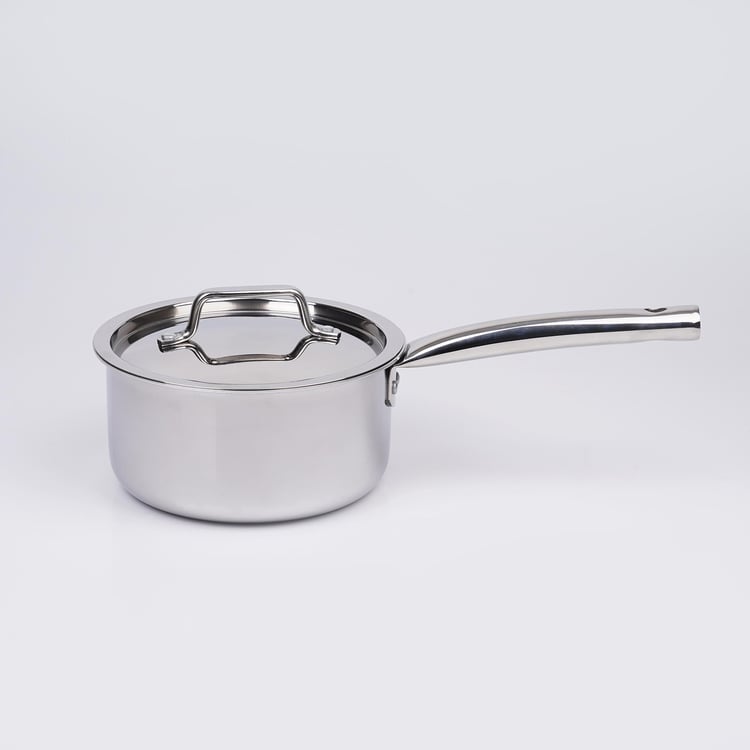 Valeria Carin Stainless Steel Sauce Pan with Lid - 2.3L