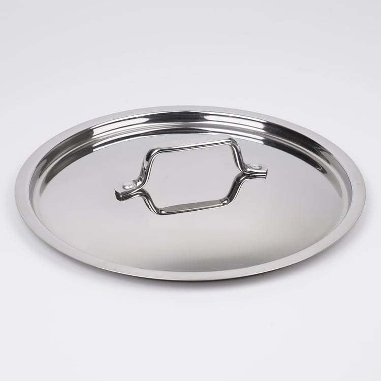 Valeria Carin Stainless Steel Induction Kadhai with Lid - 2.5L