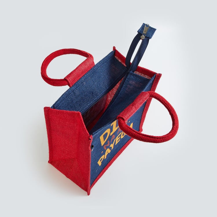 Livia Jute Lunch Bag