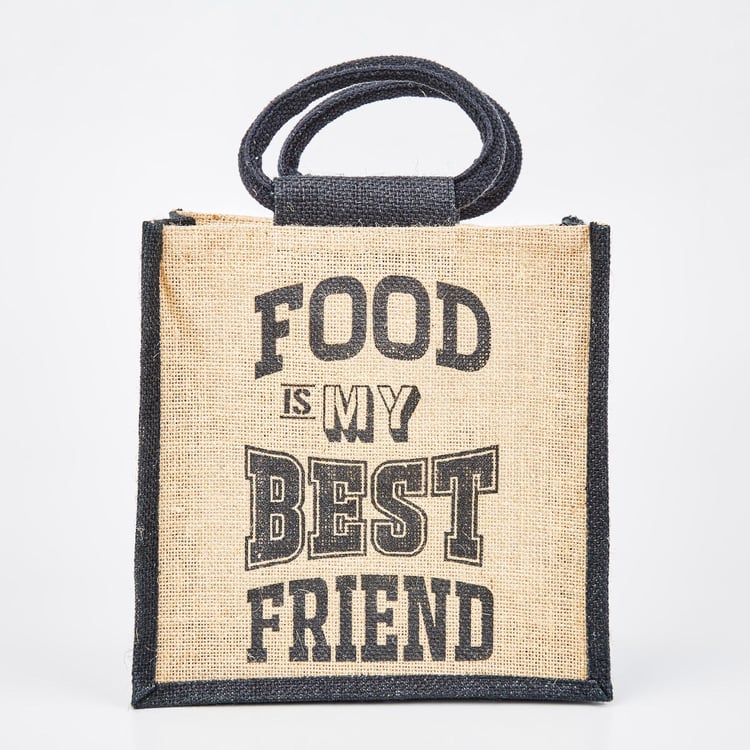 Livia Jute Lunch Bag