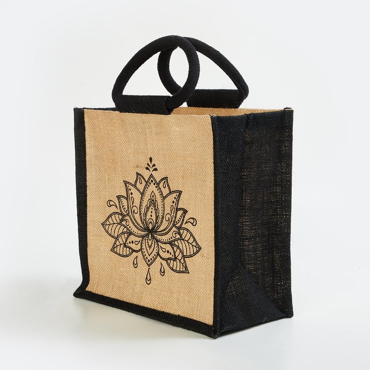 Livia Jute Lunch Bag