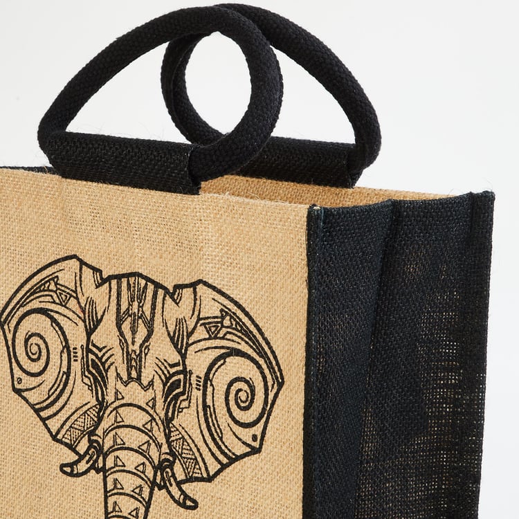 Livia Jute Lunch Bag