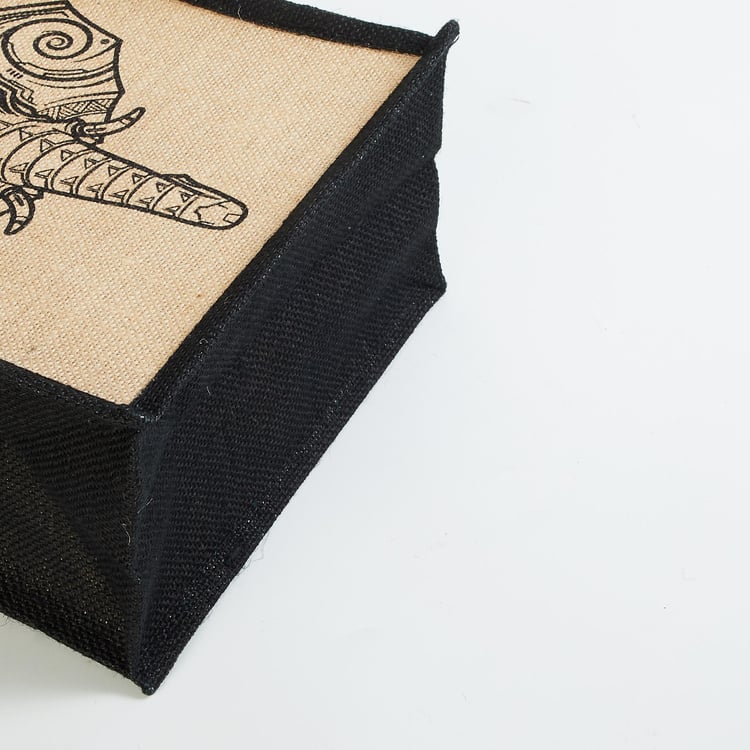 Livia Jute Lunch Bag