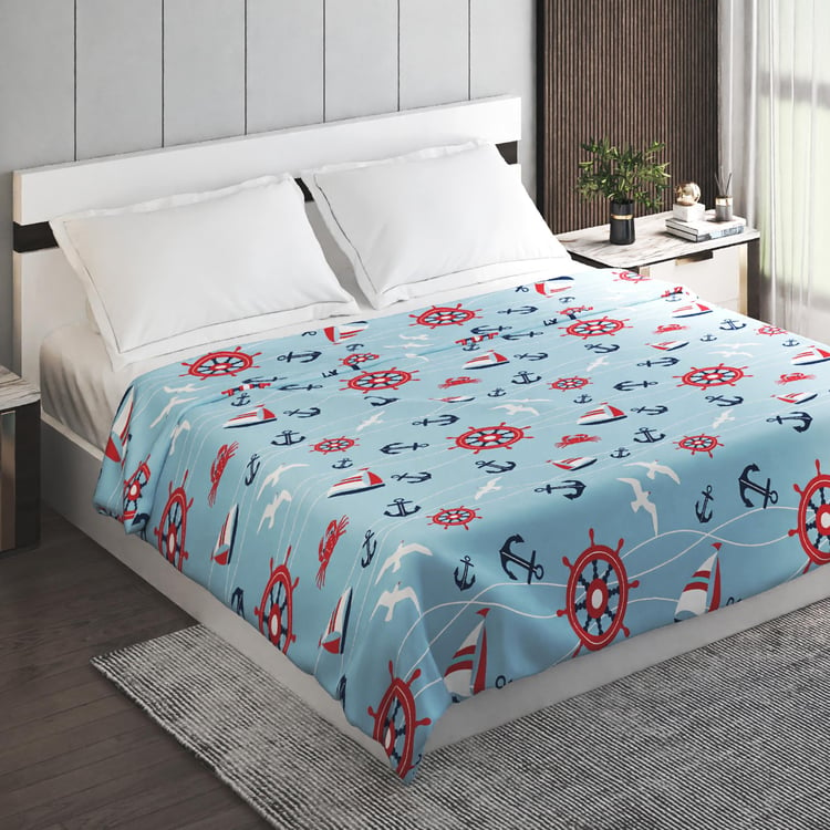 Slate Kids Printed Double Blanket