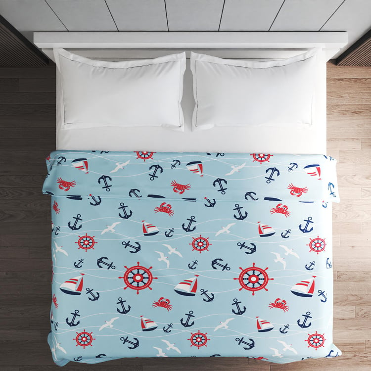 Slate Kids Printed Double Blanket