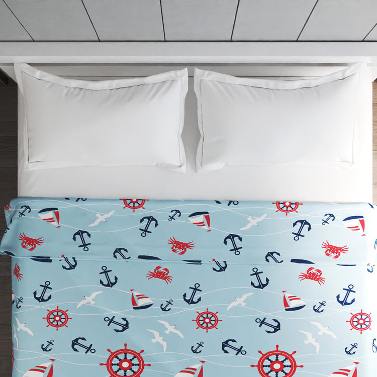 Slate Kids Printed Double Blanket