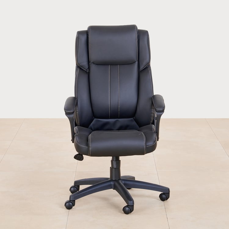 Hawking Faux Leather Office Chair - Black