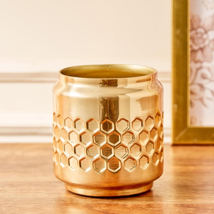 Austin Metal Honeycomb Votive Holder