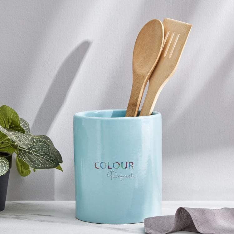 Colour Refresh Stoneware Utensil Holder