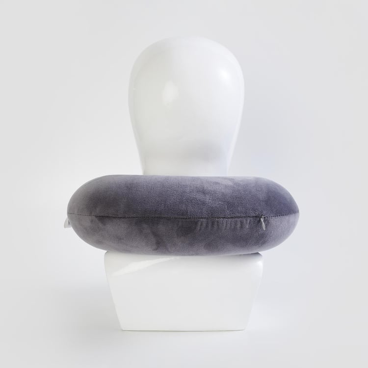 Slumber Memory Foam Velvet U-Neck Pillow 